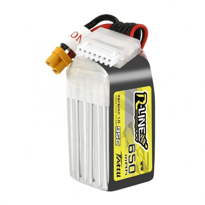 tattu r-line drón akkumulátor 650mah 22.2v 95c