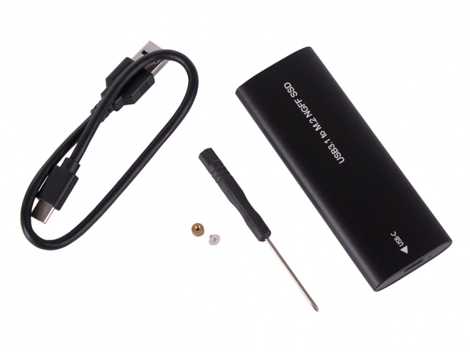 M.2 SSD burkolat USB 3.1 és C típusú csatlakozással