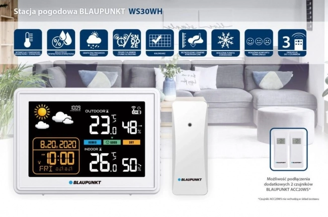 Blaupunkt WS30BK időjárás állomás