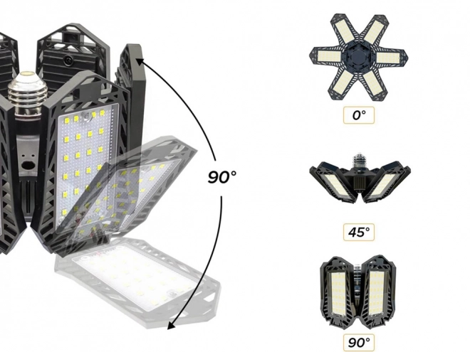 Led mennyezeti összecsukható munkalámpa