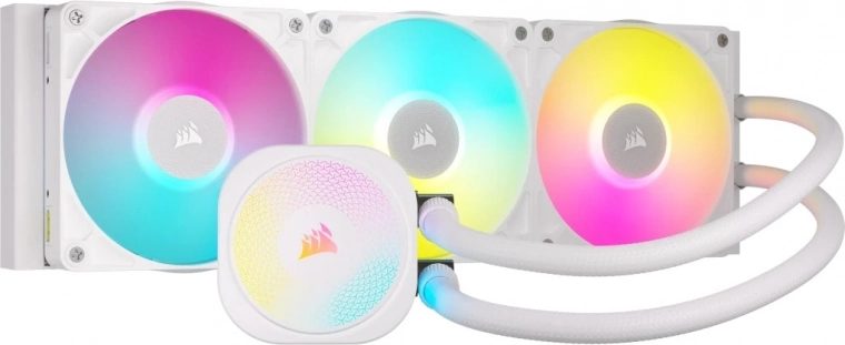 Három RX120 RGB ventilátor és 360 mm-es radiátor