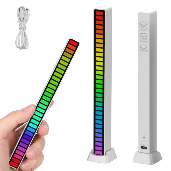 Usb multikolor led fénycsík hangérzékeléssel