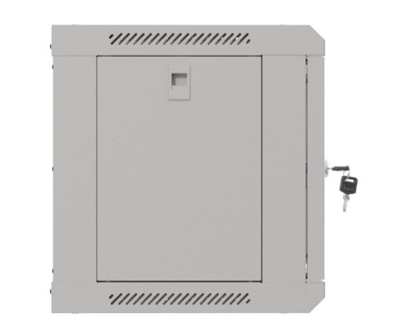 Lanberg 6U 540x350 szürke rack szekrény üvegajtós
