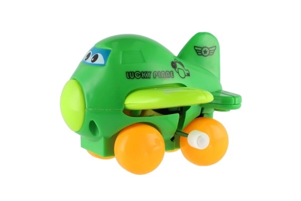 Repülőgép szemekkel, szárnycsapkodó mechanizmussal