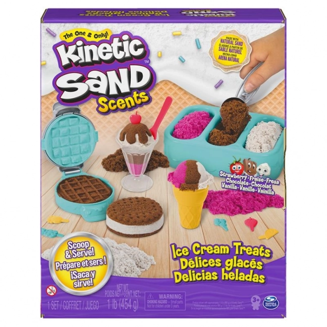 Illatos Kinetic Sand Fagylalt Készlet