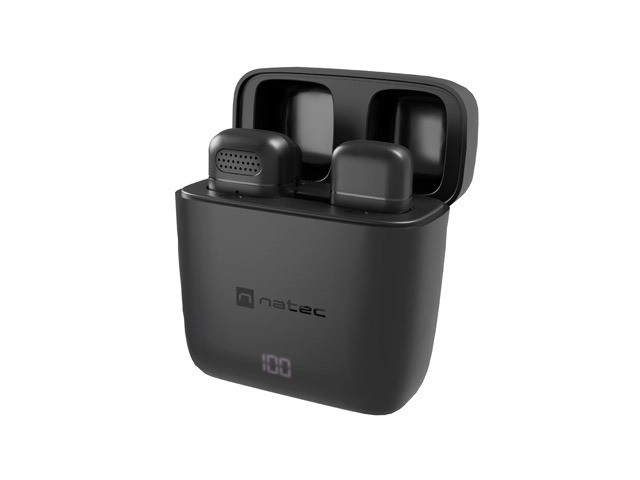 Natec Hopper vezeték nélküli nyakkendőmikrofon USB-C