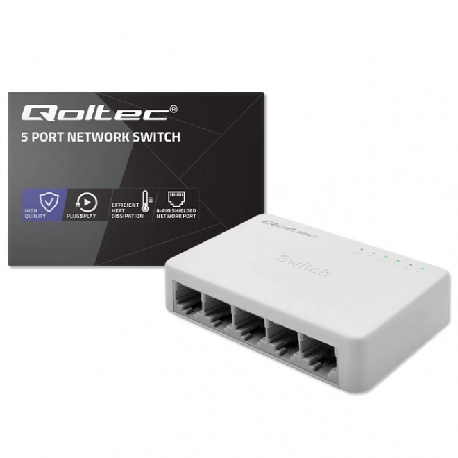 Hálózati switch 5 portos RJ45 1000Mbps