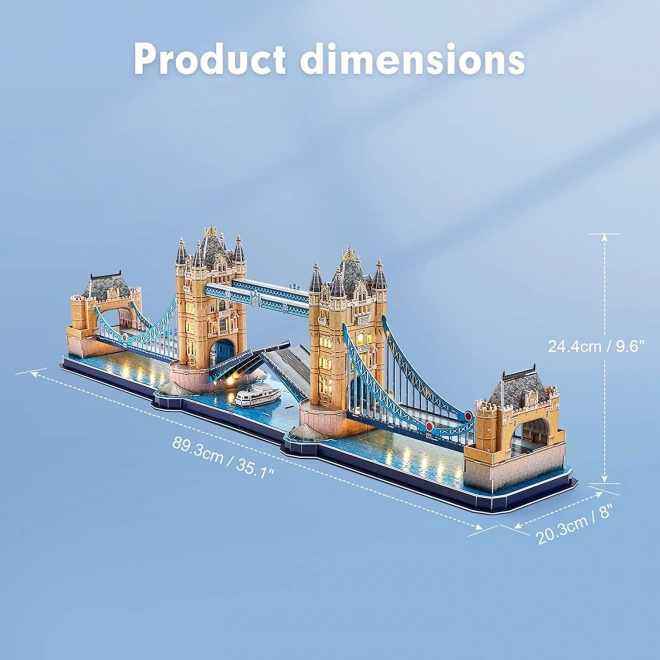 3D puzzle - Tower Bridge LED