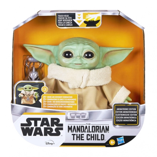 Star Wars animatronikus Baby Yoda figura