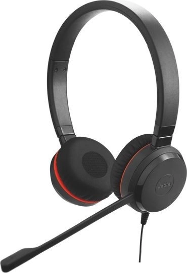 Evolve 20 Stereo headset műbőrrel