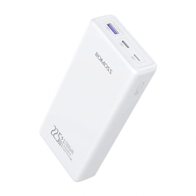 Romoss fehér 20000mAh 22.5W külső akkumulátor