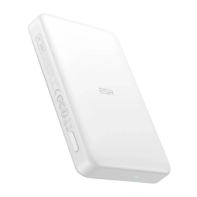 Esr magslim vezeték nélküli mágneses powerbank 10000 mAh fehér