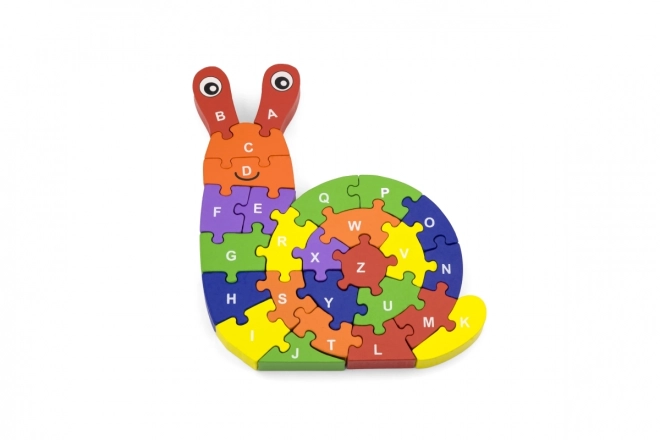 3D puzzle - csiga betűkkel