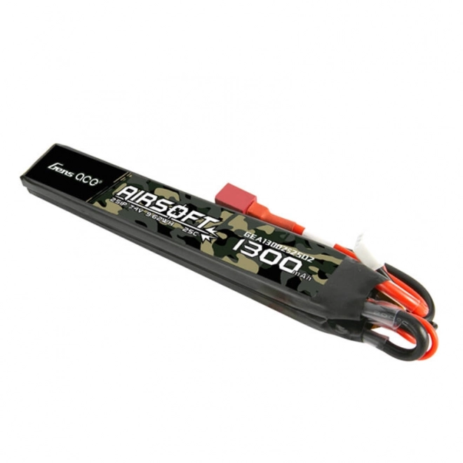 gens ace airsoft pisztoly lipo akkumulátor 1300mah 7,4v t csatlakozóval