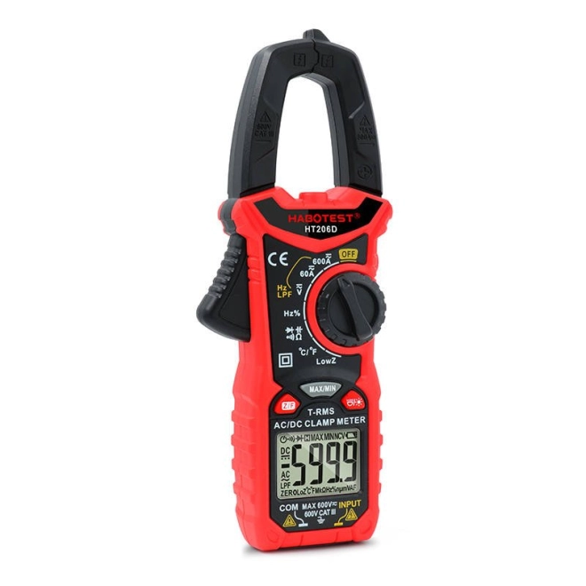 Pontosság True RMS-sel és 6000 counts felbontással