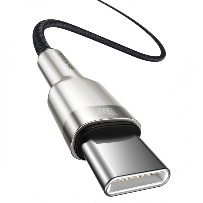 Baseus cafule USB-C - USB-C gyors töltőkábel, 100W, 2m, fekete