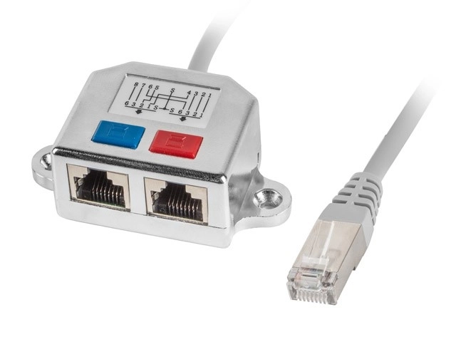 Lanberg LAN RJ-45 adapter