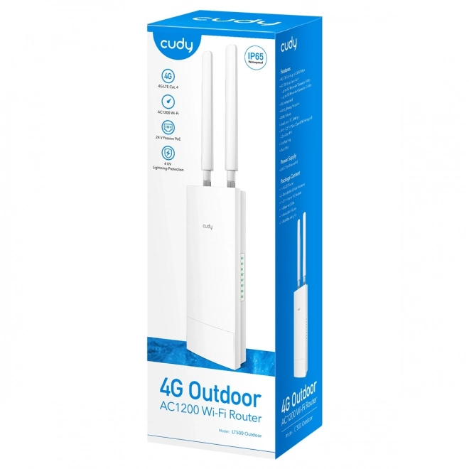 Kültéri 4G LTE AC1200 Wi-Fi router