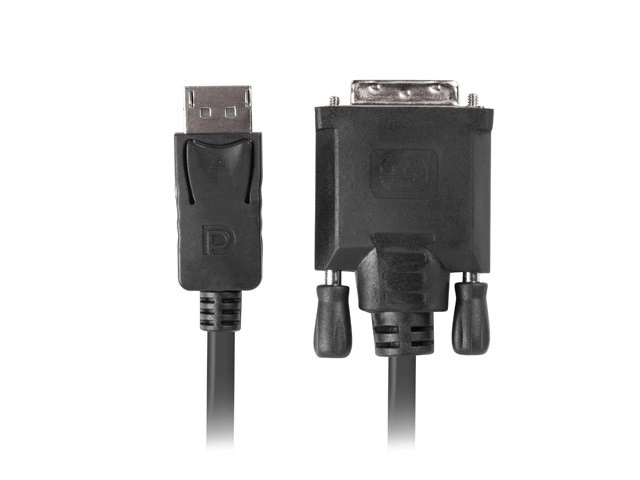 DisplayPort - DVI-D kábel 3m fekete