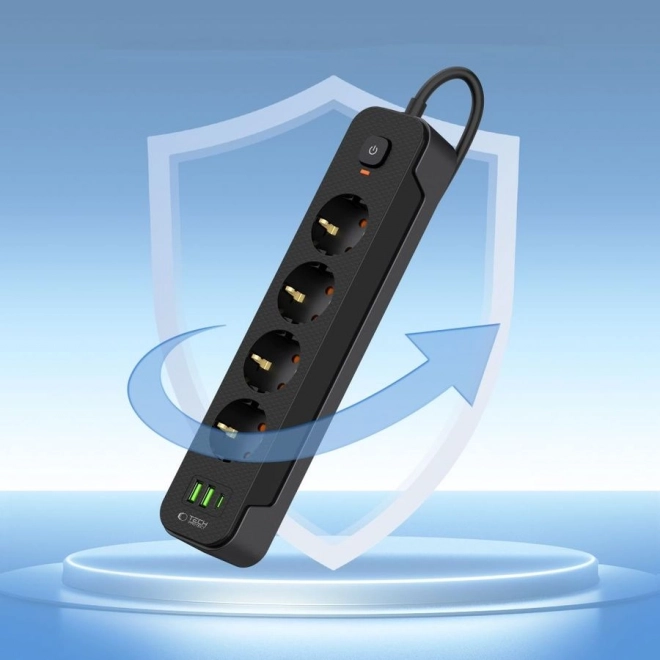 Funkcionális elosztó USB és USB-C portokkal