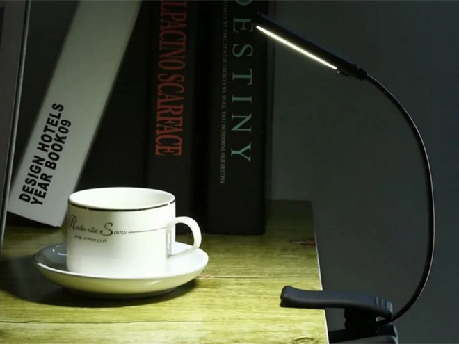 Klip Olvasólámpa USB-s Éjszakai Lámpa 9 LED-del