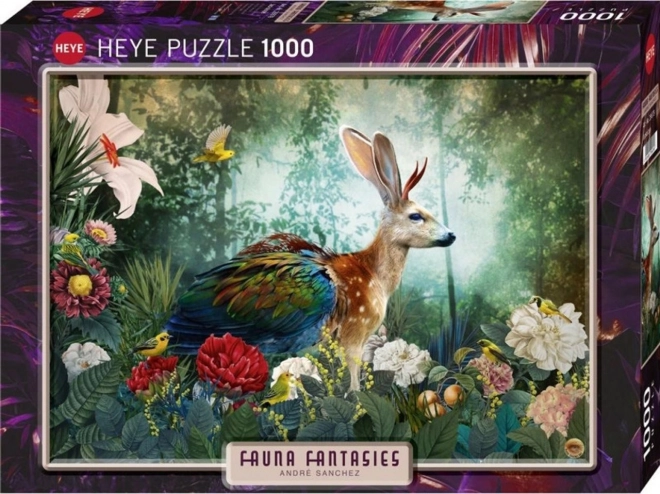 Heye kirakós Fauna Fantasies: Zajdalen 1000 darabos