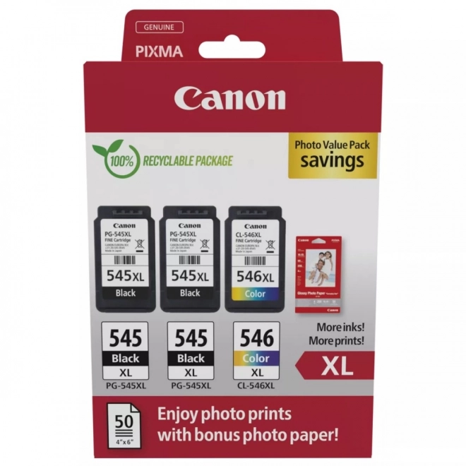 Canon multipack fotónyomtató tinta készlet XL