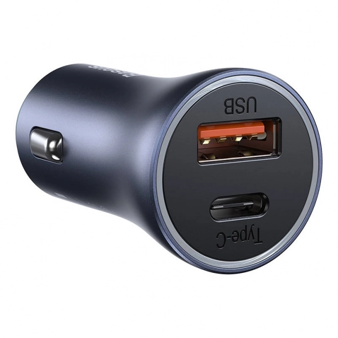 Baseus Golden Contactor Pro autós töltő USB és USB-C porttal