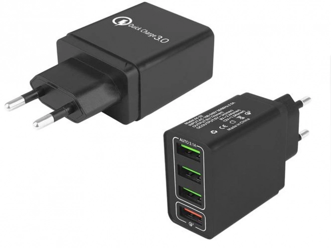 Gyors hálózati töltő 4xUSB Quick Charge 3.0