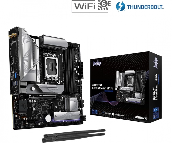 Asrock Livemixer Wifi Micro ATX Alaplap