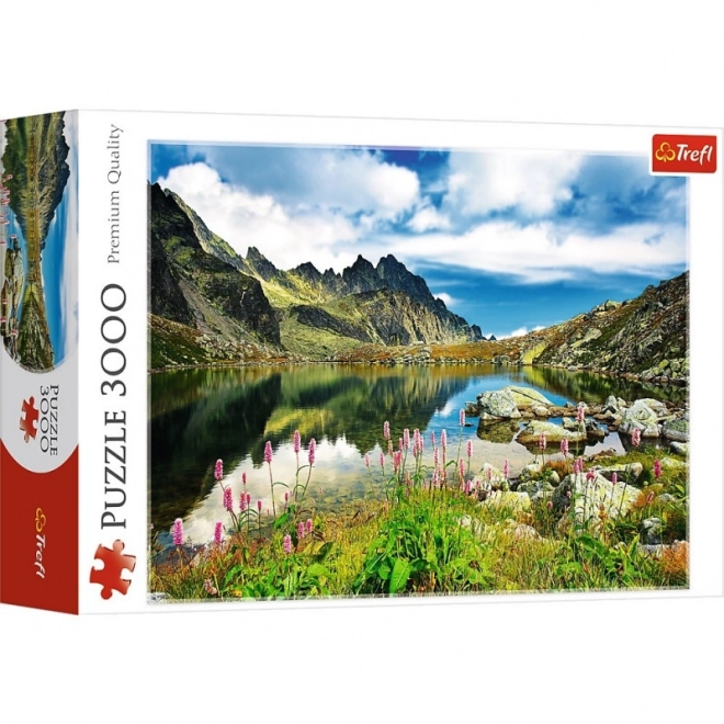 Trefl puzzle 3000 darabos - Magas-Tátra, Starolesna-tó kilátás