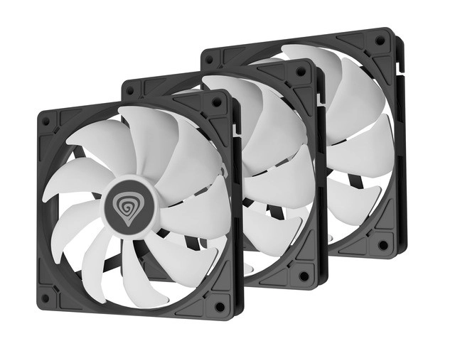 Sada 3 ventilátorok Genesis Oxal 120 ARGB fekete
