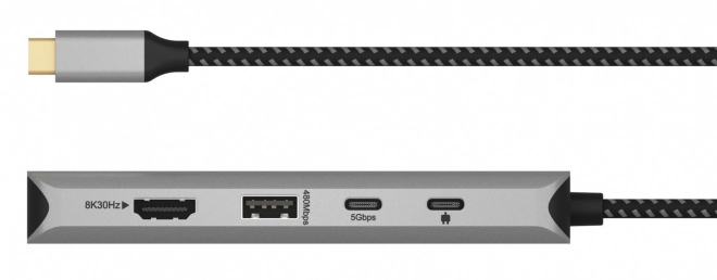 Icy Box 12 az 1-ben USB-C dokkolóállomás 100W PD-vel
