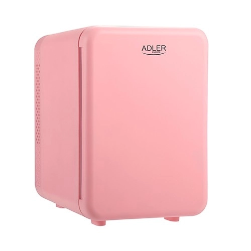 Mini hűtőszekrény Adler rózsaszín 4l