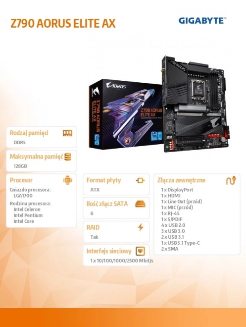 Z790 AORUS ELITE AX anaknálenc árban