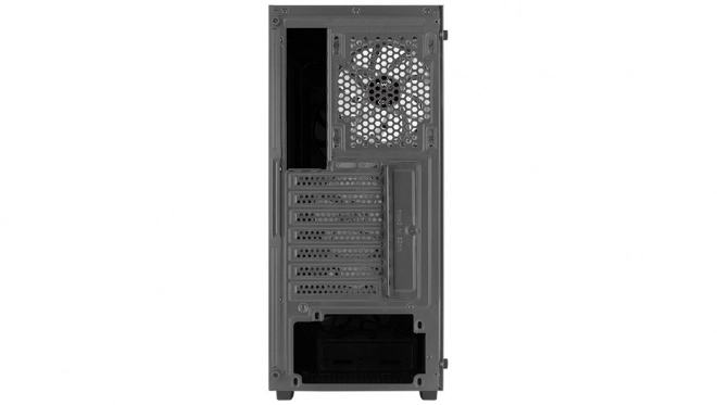 Volcan fekete mid tower RGB ház