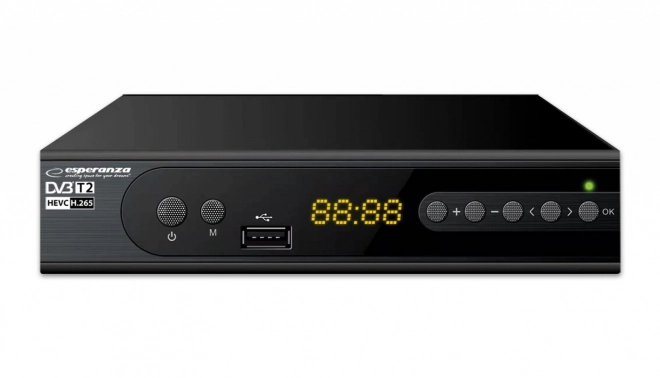 Modern dekóder DVB-T/T2 HEVC-vel