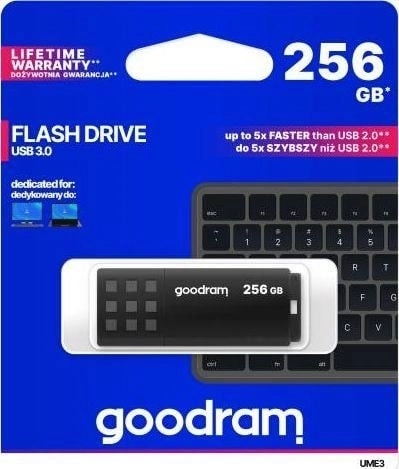 Pendrive 256GB USB 3.0 fekete