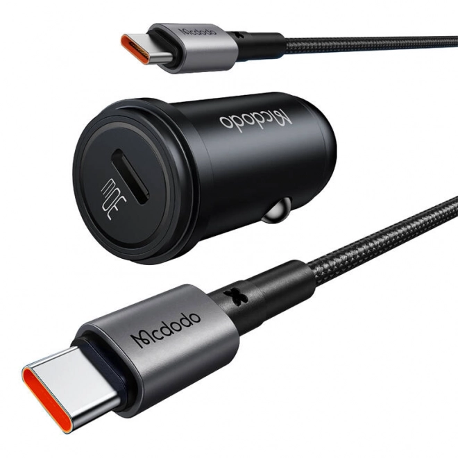 Gyors autós töltő szett USB-C kábellel