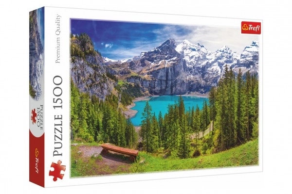 Alpok Oeschinen-tó Puzzle 1500 darabos