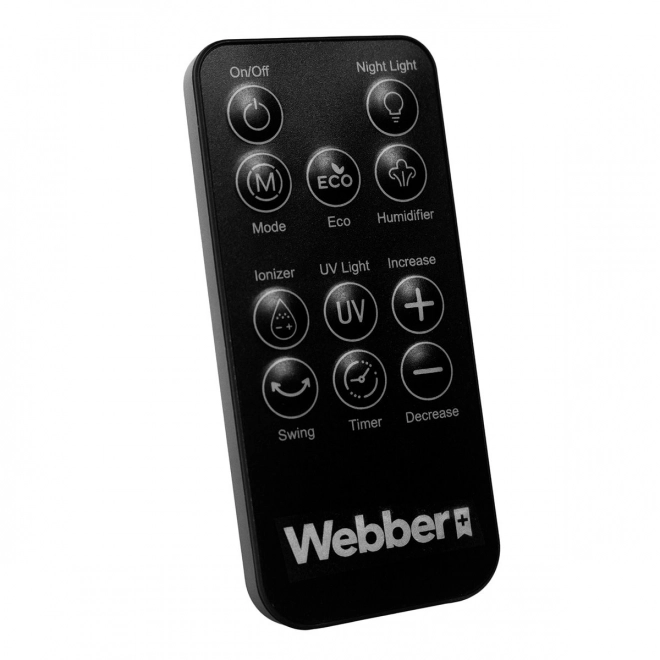 WEBBER WB1820 fekete ventilátor pengetelen légpárásítóval
