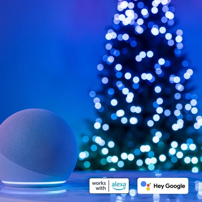 Intelligens karácsonyi fényfüzér 400 LED RGB 32m