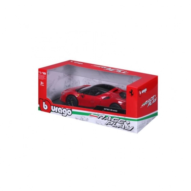 Bburago Ferrari SF90 Stradale piros