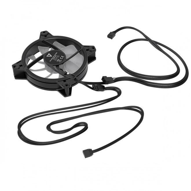 Ventilátor ARGB 120 fekete