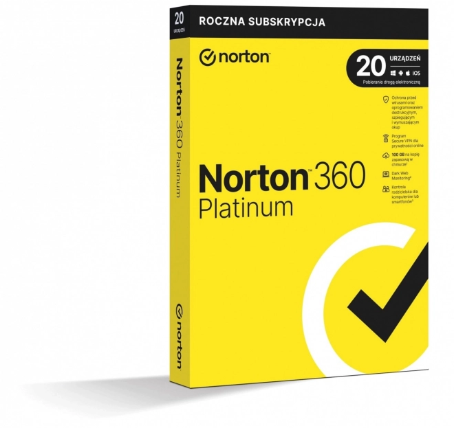 Norton 360 Platinum 100GB védelmi szoftver