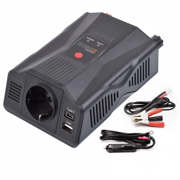 Hordozható 300W-os feszültségváltó Technaxx