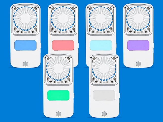 Mini kézi hordozható rgb ventilátor vízpermettel