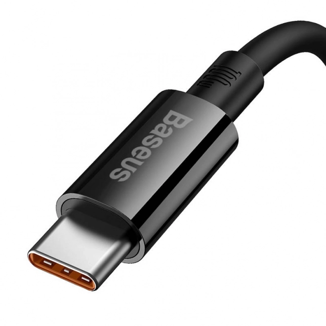 baseus superior usb-c kábel 100w 2m fekete