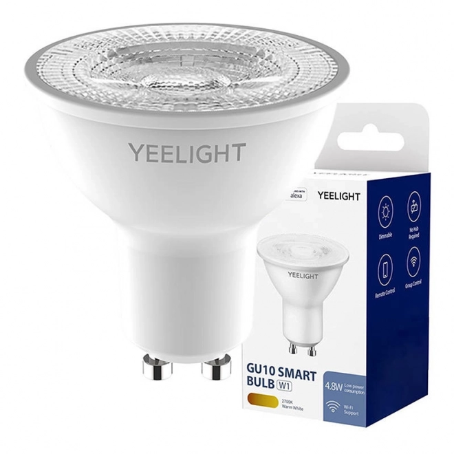 Yeelight intelligens GU10 LED izzó (állítható fényerő)