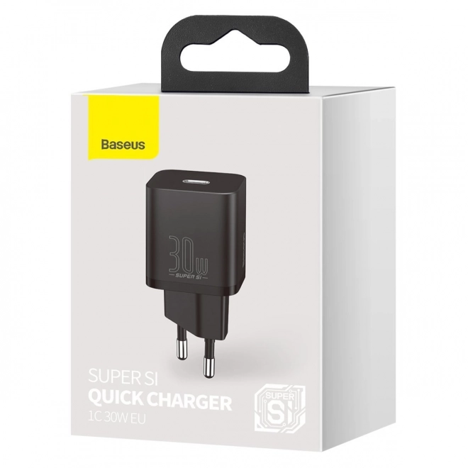 Baseus gyors USB-C töltő 30W fekete